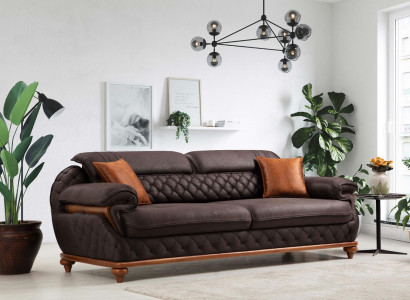 Living room Upholstered Sofas Modern Three Seater Sofa Couch Luxury Upholstery Furniture